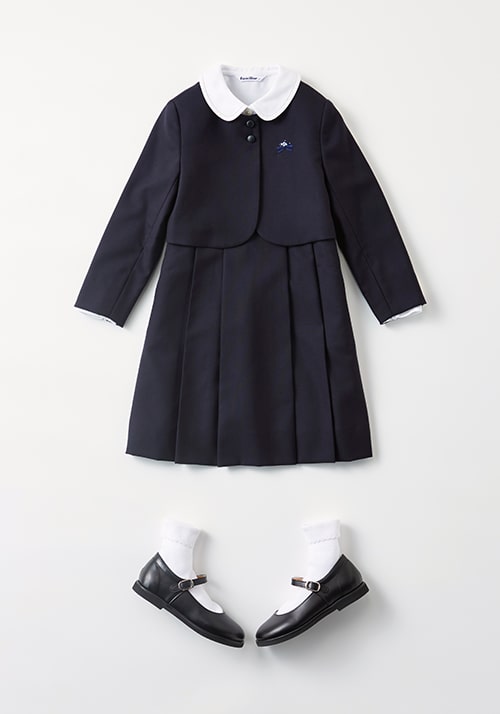 入学式 お受験 女の子 セットアップ 3点セット ミキハウス - キッズ服 